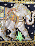 Vintage Handmade Indian Textile 22" X 17"