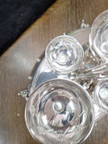 Hazorfim 925 Silver Salt And Pepper Holder Made In Israel 467 Grams