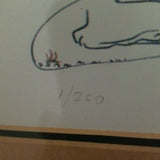 Vintage Surrealist Lithograph First Edition