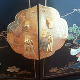 Chinese Black Lacquer Commode