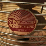 Rare Vintage 1950's Patton Air Circulator Footstool Fan - Diamonds Sapphires Rubies Emeralds