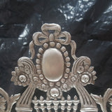 Esco Sterling Silver made in USA Menorah - Diamonds Sapphires Rubies Emeralds