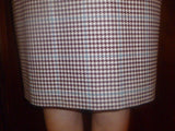 Purple Plaid Cynthia Steffe Dress Size 2 - Diamonds Sapphires Rubies Emeralds
