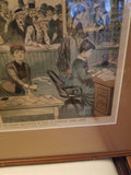 1900 Puck Lithograph of "Puck Proposes That The Country Post Offices Be Given To