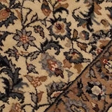 Vintage Oriental Rug Runner 100% Wool Hand Knotted Cream 2-7 x 7-11