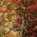 Mid Century Modern Abstract Painting Signed Titled - Diamonds Sapphires Rubies Emeralds