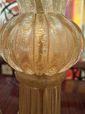 Pair Of Mid Century Modern Venetian Art Glass Designer Lamps