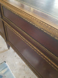 Antique French Bronze Desk Kings  Designer #935008 - Diamonds Sapphires Rubies Emeralds
