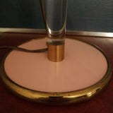 Mid century Modern Designer Venetian Handkerchief Lamp Pink