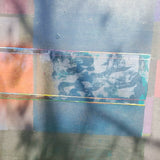 Mid Century Modern Massive Vintage Abstract Painting 84.5" x 83.5"
