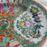 Antique Chinese Porcelain 150 Year Platterr From An Estate #91508 - Diamonds Sapphires Rubies Emeralds
