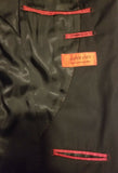 Joseph Bach Slim Fit Black Suit 100% SuperFine Australian Wool Size 42 (32waist)