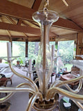 Mid Century Modern Murano Designer Chandelier