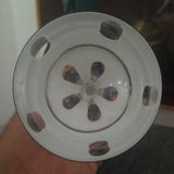 Antique Moser Bohemian glass Triple overlay Gold