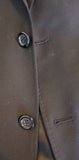 Joseph Bach Slim Fit Black Suit 100% SuperFine Australian Wool Size 42 (32waist) - Diamonds Sapphires Rubies Emeralds