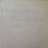 Vintage Mid Century Modern  Signed Judaica Painting