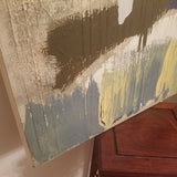 Late 20th Century Collage Painting in the Style of Conrad Marca-Relli 30" x 24"
