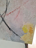 Vintage Modernist Abstract Painting Important