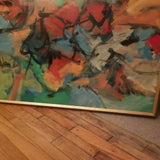 Original Mid century Modern Abstract Expressionist Painting