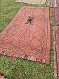 Antique Paisley Kashmiri Shawl Collection 200 Years Old (10 SHAWLS!!)