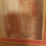 Mid Century Modern Signed Impressionist WC Painting