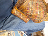 Vintage Basket Weave Jewelry Box