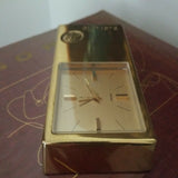 A Rare Gold Bar Seiko Clock