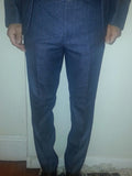 Harry Brown London Collection 3 Piece Suit Slim Fit Size 38R with 32R Pants - Diamonds Sapphires Rubies Emeralds