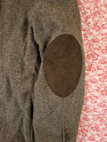 Fay Men's Tweed Wool Blend Jacket With Elbow Patches Made In Italy Size 42