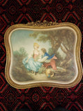 Pair Of Framed Prints From 1930 By Alfred L. Cox: "Autumn" and "Spring" Signed