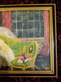 Pair Of Signed Framed French Themed Paintings