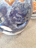 Matching Pair Of Vintage Porcelain Chinese Garden Seats