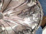Vintage Pair Of Silver Plated Fruit Dishs With Handles Perfect Condition