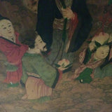 Antique Chinese Large Watercolor Painting 150 Years Old #910008