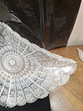 Bohemian Crystal Centerpiece 17.5" X 8.5"