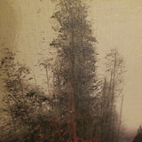 Antique Native American Painting Teepee Hudson River School
