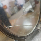 Antique Middle Eastern Sterling Silver Carved Mirror BROKEN! 90 years old - Diamonds Sapphires Rubies Emeralds