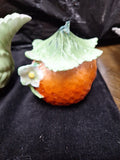 3 Piece Tea Set Ceramic Handmade Strawberry #91808