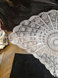 Bohemian Crystal Centerpiece 17.5" X 8.5"