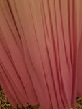 pink chiffon dress