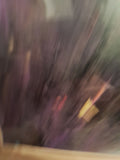 Vintage Mid Century Modern Surrealist Abstract Painting Under Glass