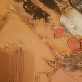 Vintage Abstract Painting Signed