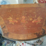 Wooden Irregularly Shaped Wooden  Commode