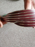 Vintage 70's burgundy and chrome car molding never used NEW OLD STOCK NOS - Diamonds Sapphires Rubies Emeralds
