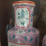 Antique Chinese Porcelain Pair Of Lamps