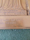 Antique Armorial Bronze Plaque England AD 1416