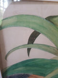 Mid century Modern Abstract Surrealist Watercolor Painting #97508