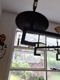 Vintage Mid Century Modern Designer Chandelier 8 Light