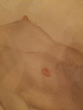 Antiique 1950's Nude Pin Up Pinup Painting