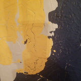 Late 20th Century Collage Painting in the Style of Conrad Marca-Relli 30" x 24"